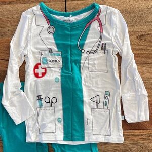 Posh Peanut Doctor Pajamas Set Size 2T Limited Print